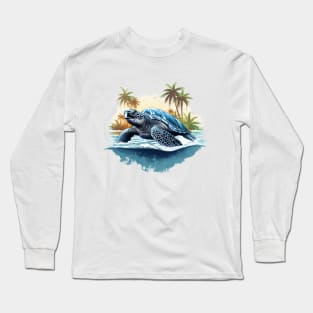 Green Sea Turtle Long Sleeve T-Shirt